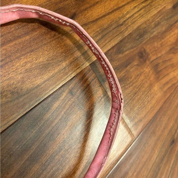 NYC Faux Leather y2k 2001 pink/white/green/orange purse - Picture 9 of 9